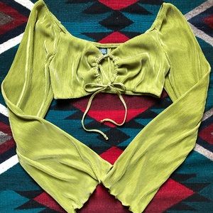 NWOT Wild Fable Green Top